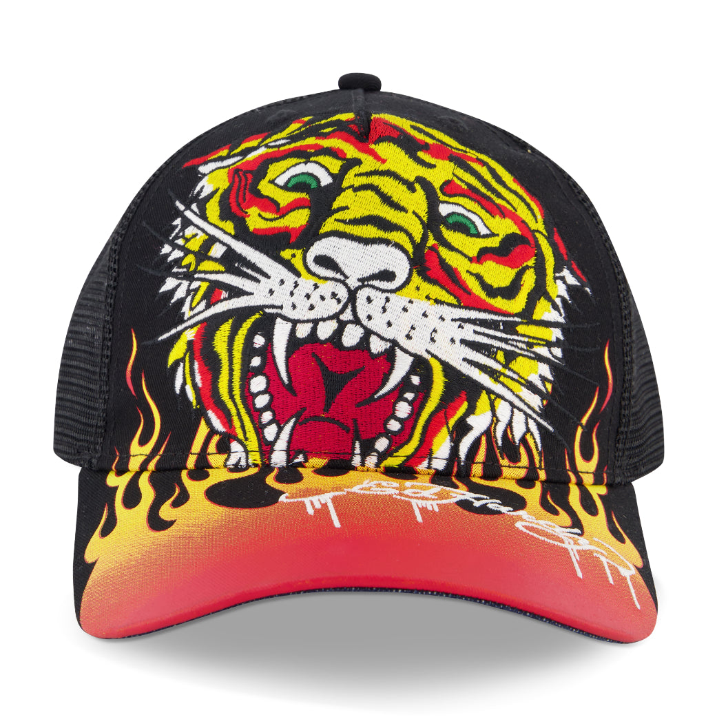 Embroidered Tiger Flame