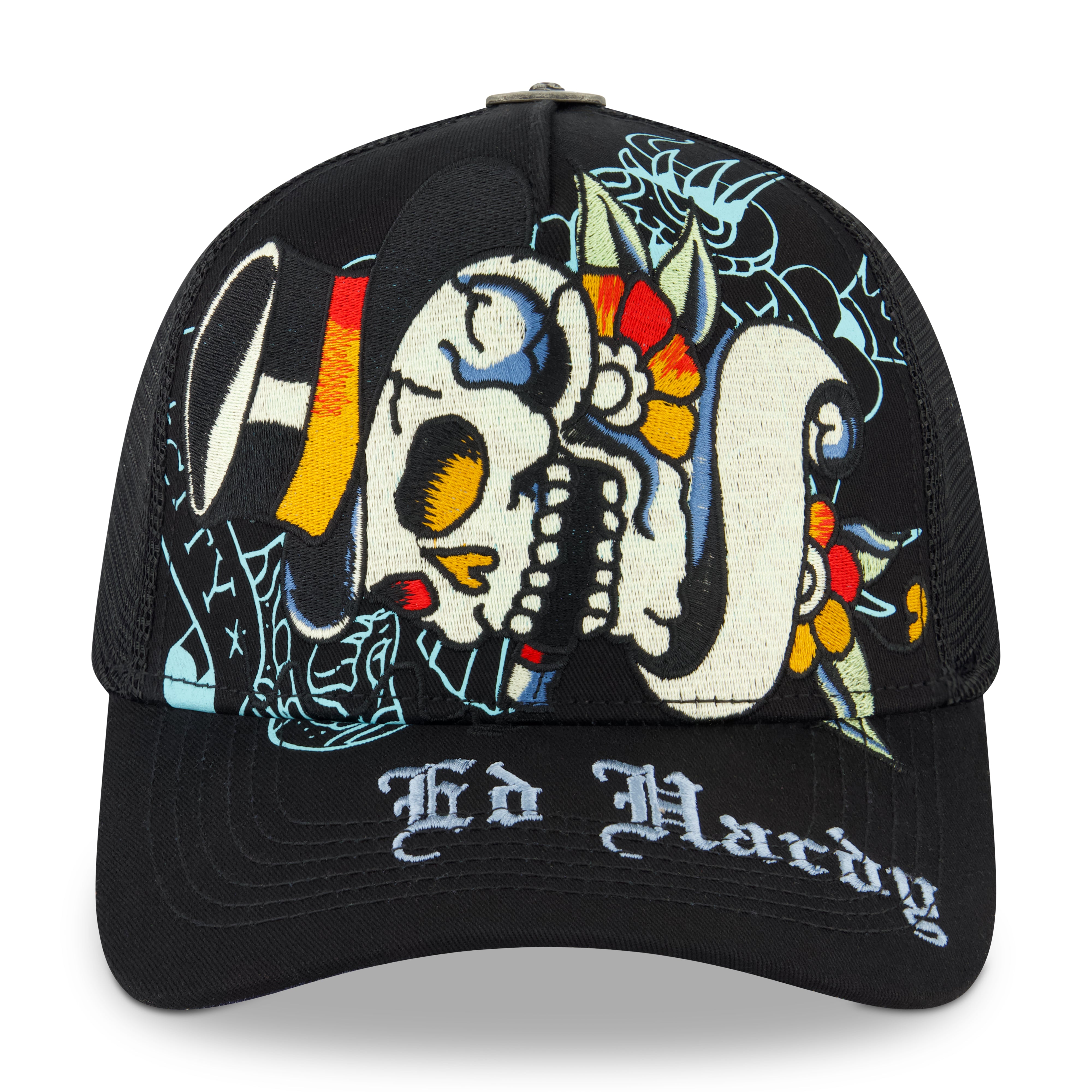 Tiger Skull Trucker Hat