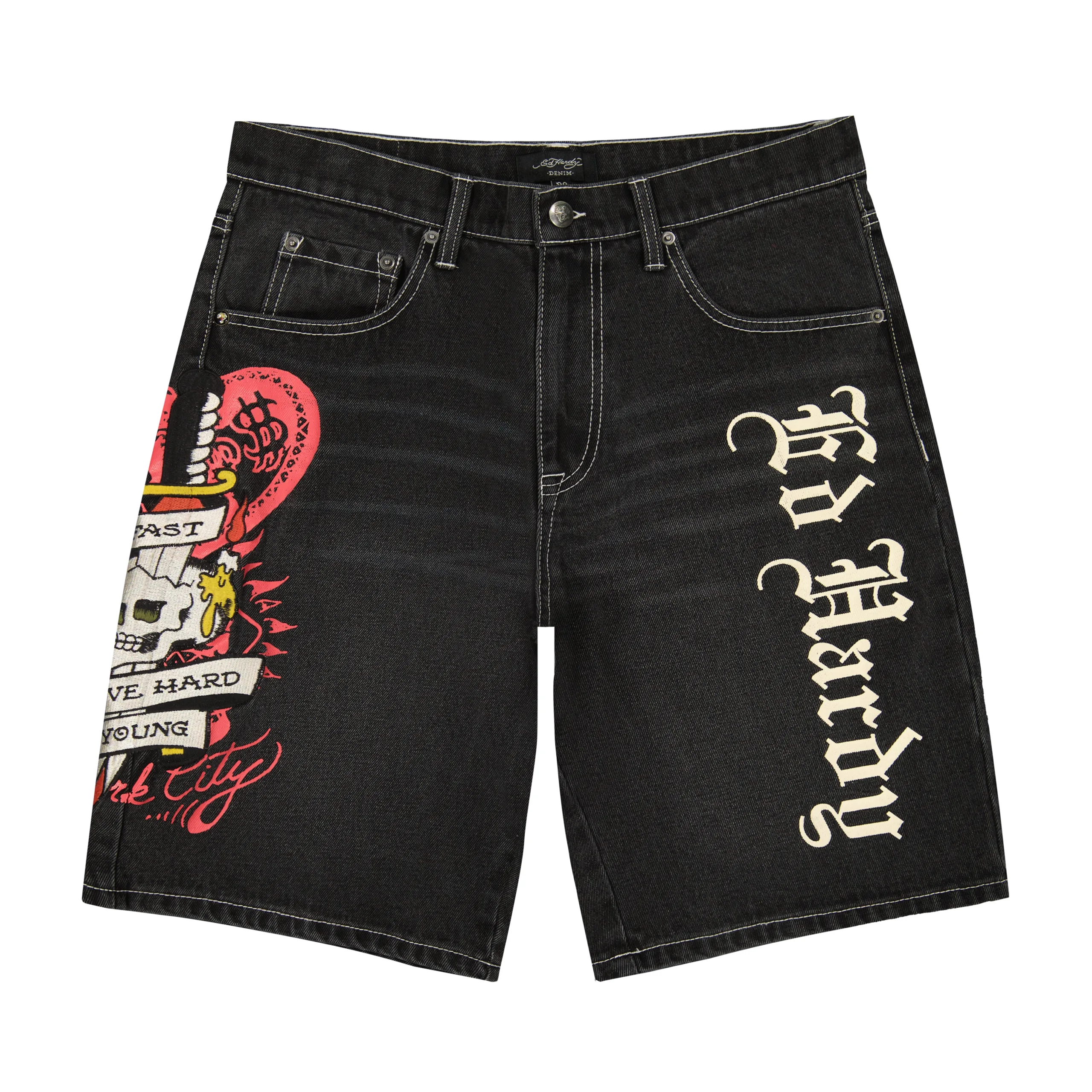 Live Fast Skater Short