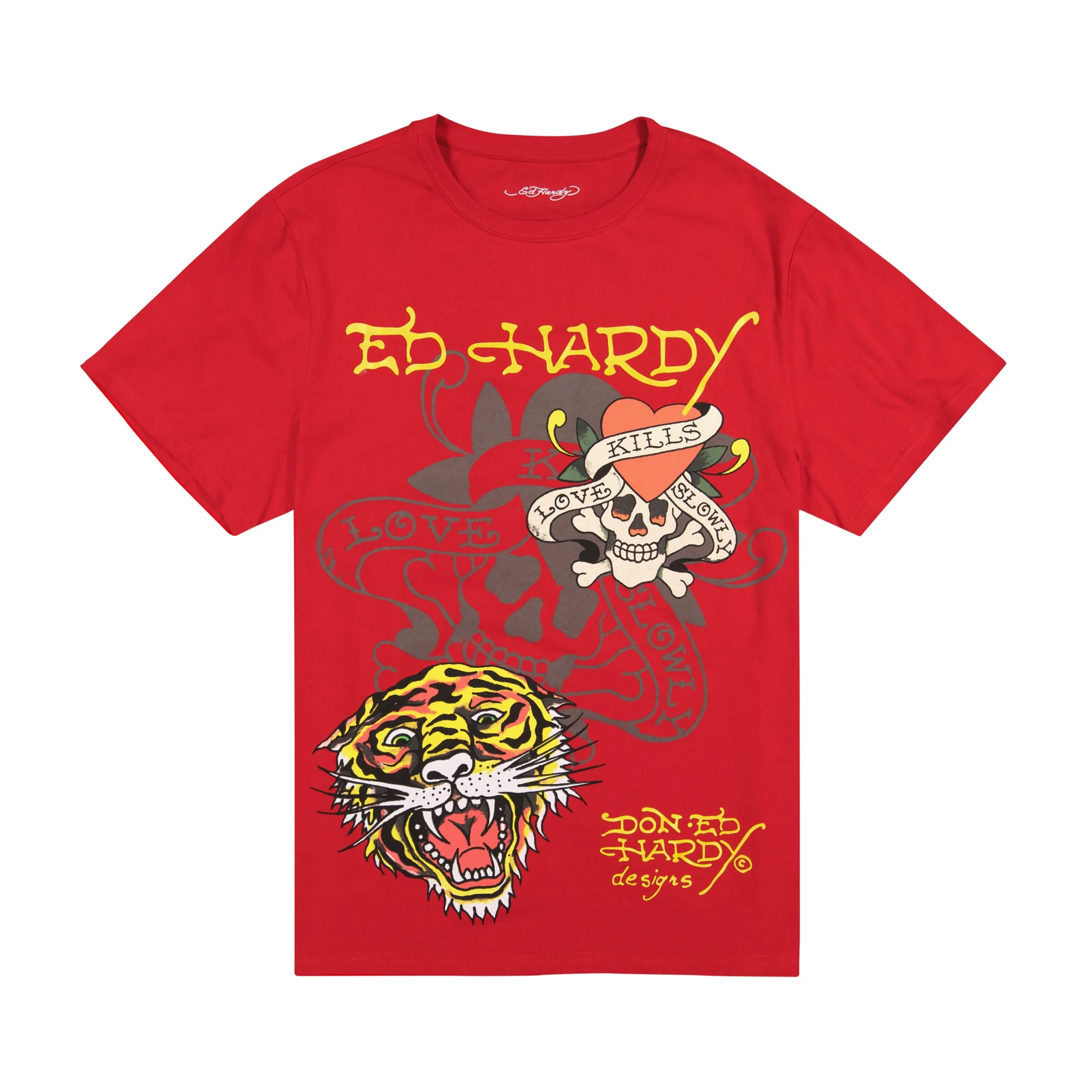 Tiger Skull Multi Tattoo Tee